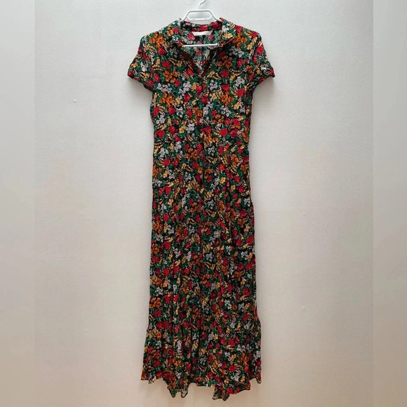 ZARA - Floral Cap Sleeve Maxi Dress or Duster - Picture 1 of 5